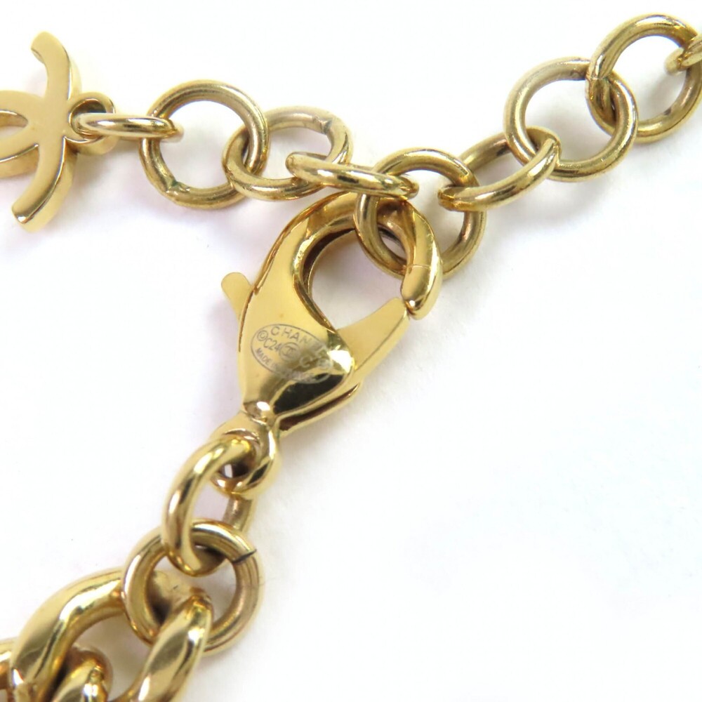 CHANEL White Pearl Logo Necklace - Picture 7 of 7